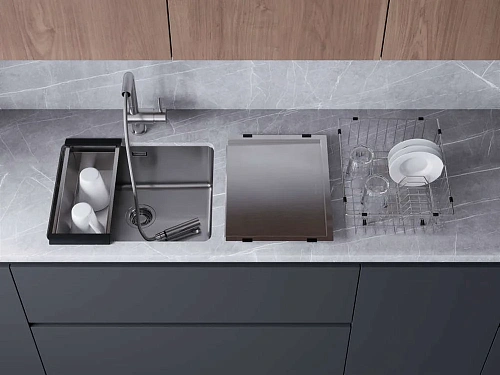 Кухонная мойка Omoikiri Tadzava 54-U/I-Ultra-IN нерж.сталь/нержавеющая сталь 4993800 Кухонная мойка Omoikiri Tadzava 54-U/I-Ultra-IN нерж.сталь/нержавеющая сталь 4993800