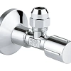 Вентиль угловой GROHE 1/2″-3/8″ для подключения смесителей, хром (22039000) Вентиль угловой GROHE 1/2″-3/8″ для подключения смесителей, хром (22039000)