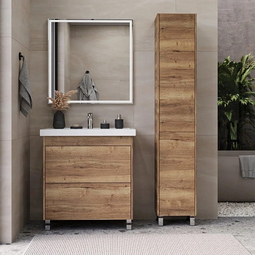 Тумба под раковину BRIZ Риччи т8-80 под раковину Фостер 360 03-08080-06 00 ВЕЛ дуб веллингтон табак Тумба под раковину BRIZ Риччи т8-80 под раковину Фостер 360 03-08080-06 00 ВЕЛ дуб веллингтон табак