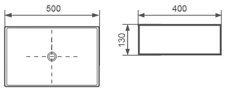 Раковина Delice Beatrice RC1.5040 50 см Раковина Delice Beatrice RC1.5040 50 см