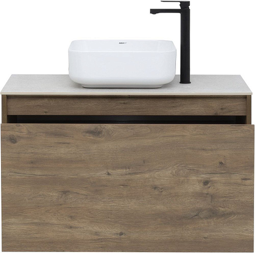 Тумба под раковину Aquanet Nova Lite 90 дуб рустикальный (1 ящик) 00249517 Тумба под раковину Aquanet Nova Lite 90 дуб рустикальный (1 ящик) 00249517