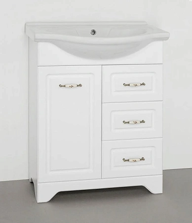 Тумба под раковину Style Line Олеандр-2 65 (3 ящ.) ЛС-00000047 Тумба под раковину Style Line Олеандр-2 65 (3 ящ.) ЛС-00000047