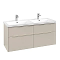 Тумба под раковину Villeroy & Boch Subway 3.0 с подсветкой Cashmere Grey / Cashmere Grey C568L2VN Тумба под раковину Villeroy & Boch Subway 3.0 с подсветкой Cashmere Grey / Cashmere Grey C568L2VN