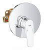 Картинка анонса товара «смеситель для душа grohe bauflow (внешняя и встраиваемая части), хром (29112000)»