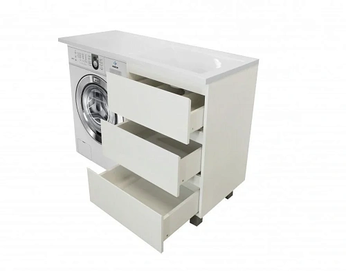 Тумба с раковиной Эстет Dallas Luxe ФР-00002318 1000х482 правая, напольная 3 ящика Тумба с раковиной Эстет Dallas Luxe ФР-00002318 1000х482 правая, напольная 3 ящика