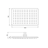 Верхний душ Iddis Slide (SLI31BPi64) прямоугольная, матовый черный Верхний душ Iddis Slide (SLI31BPi64) прямоугольная, матовый черный