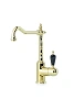 Смеситель для кухни Boheme TRADIZIONALE ORO с кристаллом Black Swarovski 102-BSW золото Смеситель для кухни Boheme TRADIZIONALE ORO с кристаллом Black Swarovski 102-BSW золото