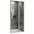 Детальная картинка товара «душевая дверь abber sonnenstrand ag04120s 120 см универсальная, профиль хром, стекло прозрачное»