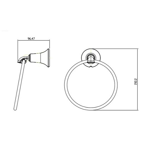 Полотенцедержатель Kaiser KH-4001 Полотенцедержатель Kaiser KH-4001