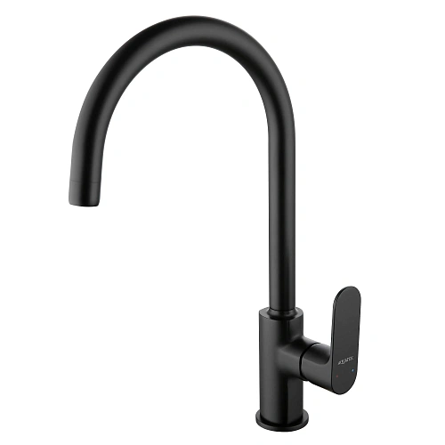 Смеситель для кухни Aquatek АЛЬФА AQ1982MB матовый черный Смеситель для кухни Aquatek АЛЬФА AQ1982MB матовый черный