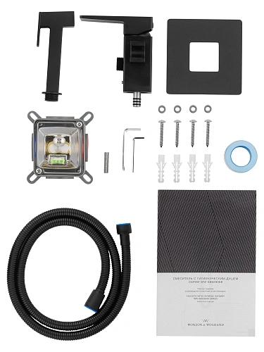 Гигиенический душ Wonzon & Woghand CUBE 2.0 черный матовый (WW-88829068-MB) Гигиенический душ Wonzon & Woghand CUBE 2.0 черный матовый (WW-88829068-MB)