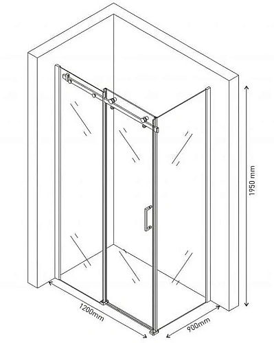 Душевой уголок GELIOS 1200x900 061019 Душевой уголок GELIOS 1200x900 061019