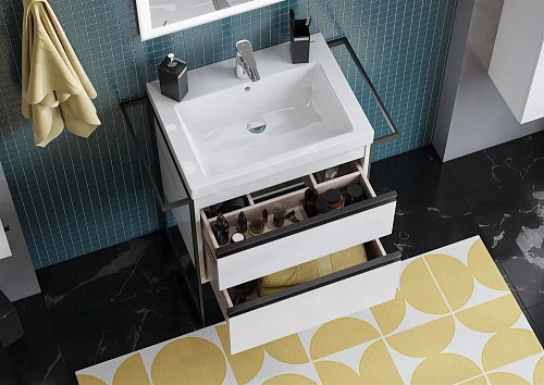 Раковина Roca The Gap Plus высокий бортик, 1 отверстие 60x46 3270M1004 Раковина Roca The Gap Plus высокий бортик, 1 отверстие 60x46 3270M1004