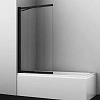 Шторка на ванну WasserKRAFT Dill 61S02-100WS Fixed WasserSchutz черный Шторка на ванну WasserKRAFT Dill 61S02-100WS Fixed WasserSchutz черный