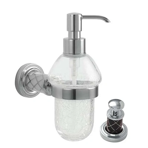 Дозатор жидкого мыла Boheme MURANO 10912-CH-CR CHROME (шоколад) Дозатор жидкого мыла Boheme MURANO 10912-CH-CR CHROME (шоколад)