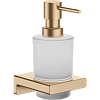 Дозатор жидкого мыла Hansgrohe AddStoris 41745140, шлифованная бронза