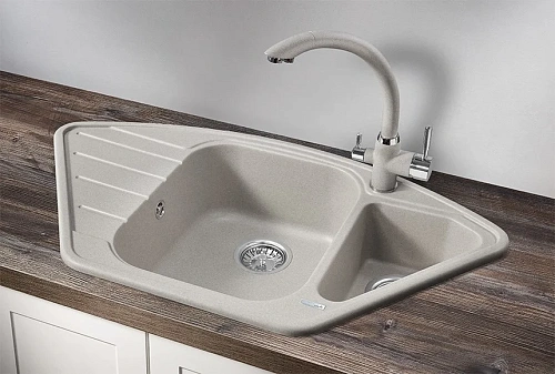 Кухонная мойка Granula 9101, БАЗАЛЬТ кухонная мойка, кварц 900х520 Кухонная мойка Granula 9101, БАЗАЛЬТ кухонная мойка, кварц 900х520