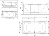 Картинка анонса товара «экран для ванны торцевой am.pm sensation w30a-180-080w-s для ванны 180х80 см»