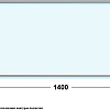 Зеркало De Aqua Алюминиум 14075 с подсветкой верх/низ серебро 261727 Зеркало De Aqua Алюминиум 14075 с подсветкой верх/низ серебро 261727