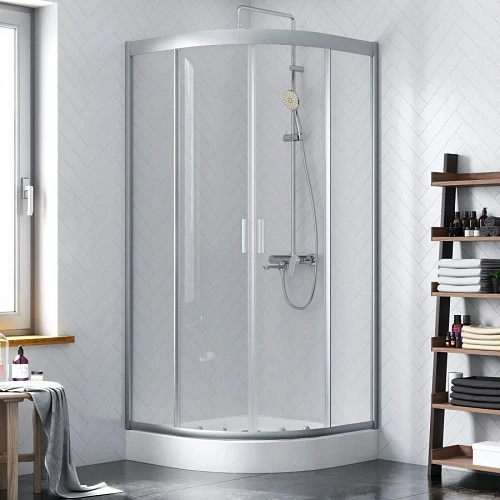 Душевой уголок Damixa Skyline DX35WG-301-090MT 90х90х190, профиль хром матовый, стекло прозрачное Душевой уголок Damixa Skyline DX35WG-301-090MT 90х90х190, профиль хром матовый, стекло прозрачное