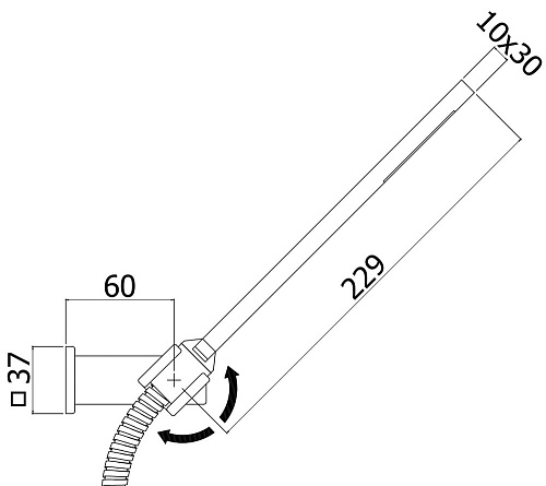 Душевой гарнитур Paffoni Level ZDUP059NO Душевой гарнитур Paffoni Level ZDUP059NO