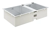 Кухонная мойка GROHE K700 с 2 чашами, 860 x 500 мм, хром (31855SD0)