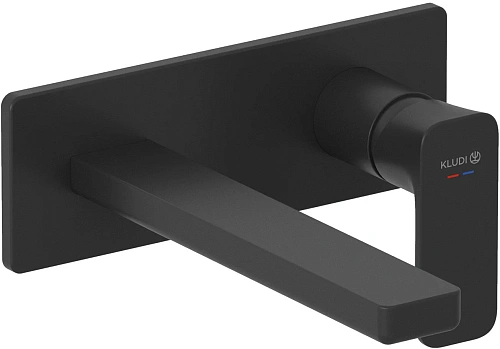 Смеситель для раковины Kludi RENON 422443975 черный матовый Смеситель для раковины Kludi RENON 422443975 черный матовый