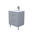 Тумба с раковиной IDDIS Oxford (OXF60L0i95K) напольная, 60 см, светло-серый Тумба с раковиной IDDIS Oxford (OXF60L0i95K) напольная, 60 см, светло-серый