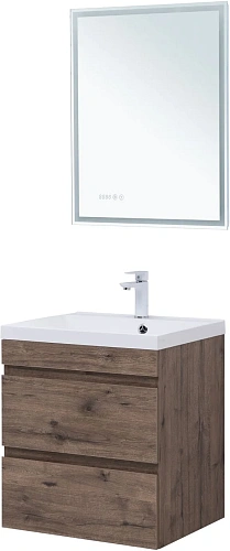 Тумба с раковиной Aquanet Нота new 58 00335875 дуб веллингтон табак Тумба с раковиной Aquanet Нота new 58 00335875 дуб веллингтон табак