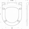 Крышка-сиденье BERGES Okus Slim SO 019603 Крышка-сиденье BERGES Okus Slim SO 019603