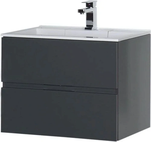 Тумба под раковину Aquanet Алвита 70 серый антрацит 00183992 Тумба под раковину Aquanet Алвита 70 серый антрацит 00183992