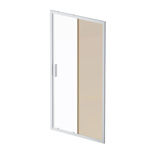 Душевая дверь AM.PM Gem Solo W90G-110-1-195MBr 110х195, стекло бронзовое, профиль матовый хром Душевая дверь AM.PM Gem Solo W90G-110-1-195MBr 110х195, стекло бронзовое, профиль матовый хром