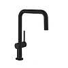 Смеситель для кухни Hansgrohe U 220, 1jet 72806670, матовый черный