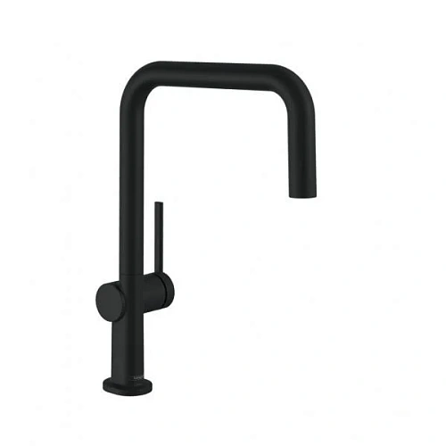Смеситель для кухни Hansgrohe U 220, 1jet 72806670, матовый черный Смеситель для кухни Hansgrohe U 220, 1jet 72806670, матовый черный