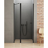 Душевая дверь NEW TRENDY NEW SOLEO BLACK одинарные 90x195 D-0241A (черный) Душевая дверь NEW TRENDY NEW SOLEO BLACK одинарные 90x195 D-0241A (черный)