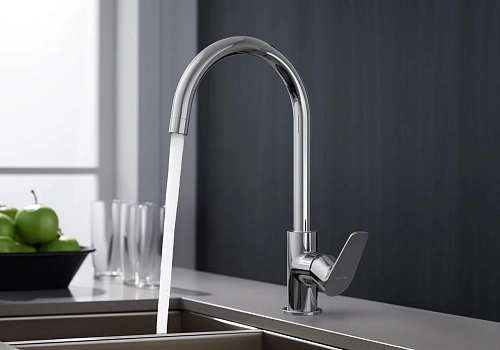 Смеситель для кухни Aquatek БЕТТА AQ1182CR Хром Смеситель для кухни Aquatek БЕТТА AQ1182CR Хром