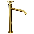Смеситель для раковины Remer Chrono CH11LXLDO, золото глянцевое Смеситель для раковины Remer Chrono CH11LXLDO, золото глянцевое