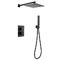 Душевая система ABBER Daheim AF8251B скрытого монтажа без излива, термостат, черная матовая Душевая система ABBER Daheim AF8251B скрытого монтажа без излива, термостат, черная матовая
