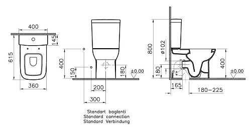 Чаша напольного унитаза Vitra S20 5512B003-0096 компакт безободковый напольный без сиденья Чаша напольного унитаза Vitra S20 5512B003-0096 компакт безободковый напольный без сиденья