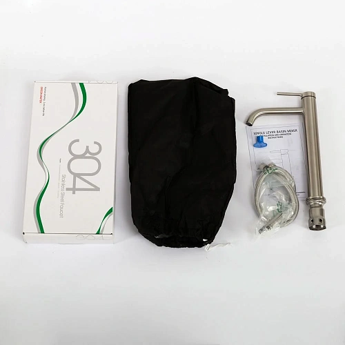 Смеситель для раковины BelBagno ETNA ETN-LMC2-IN сатин Смеситель для раковины BelBagno ETNA ETN-LMC2-IN сатин