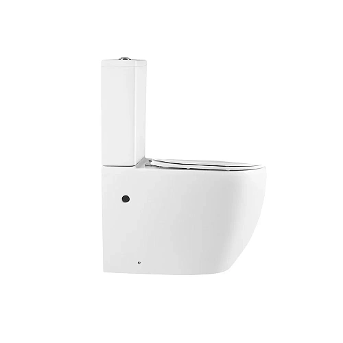 Чаша напольного унитаза Vincea Globo VT2B-34 белая, ультратонкое сиденье soft-close, P-trap Чаша напольного унитаза Vincea Globo VT2B-34 белая, ультратонкое сиденье soft-close, P-trap