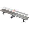 Картинка анонса товара «душевой лоток fit&amp;go с двухсторонней решеткой alcaplast double apz13-double9-750»