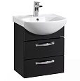 Тумба с раковиной Aquaton Ария 50 М (1A1400K0AA950) черный глянец Тумба с раковиной Aquaton Ария 50 М (1A1400K0AA950) черный глянец