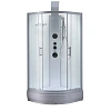 Душевая кабина Taliente с гидромассажем, 100x100x220см, четверть круга, профиль белый, прозрозрачное TA-100CW Душевая кабина Taliente с гидромассажем, 100x100x220см, четверть круга, профиль белый, прозрозрачное TA-100CW