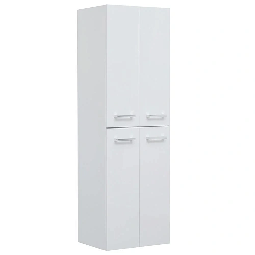 Шкаф-пенал DREJA, 50 см, подвесной/напольный, универсальный, 4 дверцы, 4 стеклянные полки, белый гля 77.0301W Шкаф-пенал DREJA, 50 см, подвесной/напольный, универсальный, 4 дверцы, 4 стеклянные полки, белый гля 77.0301W