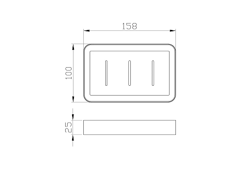 Мыльница Wonzon & Woghand хром (WW-8324) Мыльница Wonzon & Woghand хром (WW-8324)