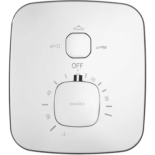 Смеситель для душа Swedbe Patta 9032 термостатический Смеситель для душа Swedbe Patta 9032 термостатический