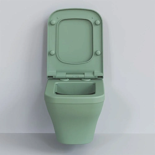 Крышка-сиденье Ambassador Benefit 202T21001S (тонкое) мятное матовое Крышка-сиденье Ambassador Benefit 202T21001S (тонкое) мятное матовое