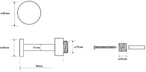 Крючок Bemeta OMEGA 104206024 Крючок Bemeta OMEGA 104206024