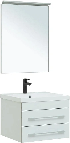 Тумба под раковину Aquanet Верона 58 New белый матовый 00272423 Тумба под раковину Aquanet Верона 58 New белый матовый 00272423